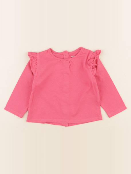 Tee-shirt - 9 mois Rose 1 - vertbaudet enfant 