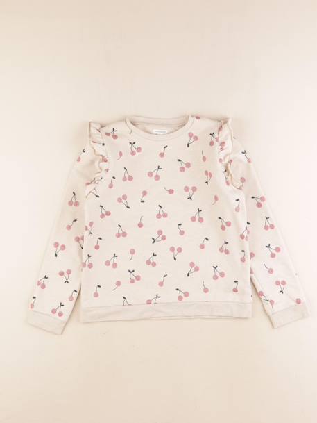 Sweat - 10 ans Marron, rose 1 - vertbaudet enfant 