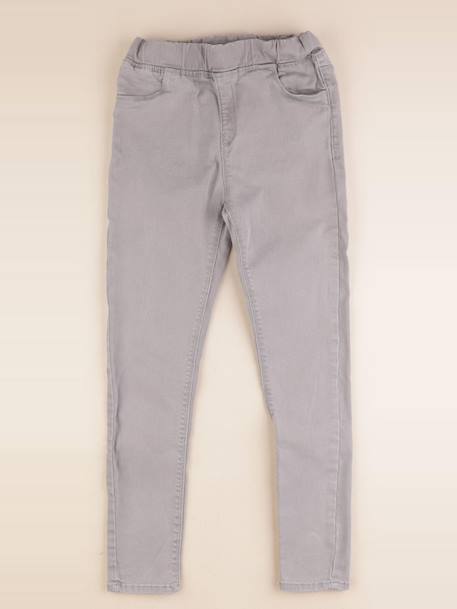 Jegging - 10 ans Gris 1 - vertbaudet enfant 
