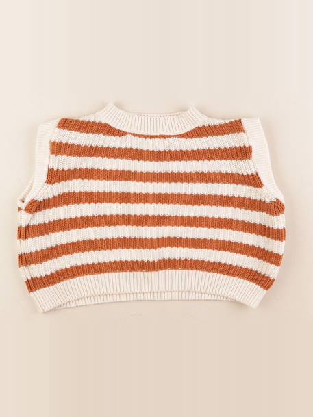 Pull - 5 ans Blanc, marron 1 - vertbaudet enfant 