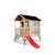 Maisonnette en bois fsc pilotis toboggan loft 300 Gris+Naturel 9 - vertbaudet enfant 