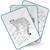 Tablette lumineuse avec dessins à décalquer kidydraw meli-melo Bleu+Vert d'eau+Vert foncé+Vert menthe 5 - vertbaudet enfant 
