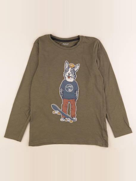 Tee-shirt - 10 ans Vert 1 - vertbaudet enfant 