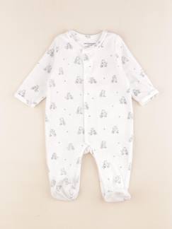 Seconde main-Garçon-Pyjama velours - 3 mois