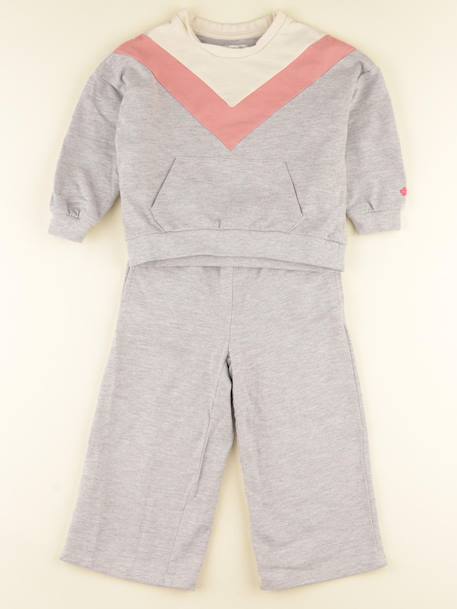 Ensemble - 3 ans Gris, rose 1 - vertbaudet enfant 