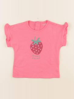 Seconde main-Fille-Tee-shirt - 12 mois