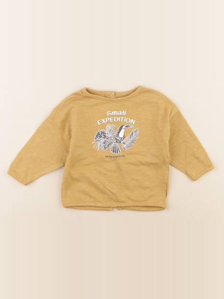 Tee-shirt - 6 mois Jaune 1 - vertbaudet enfant 