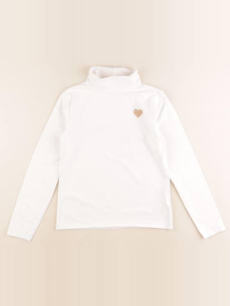 Sous-pull - 10 ans Blanc, or 1 - vertbaudet enfant 