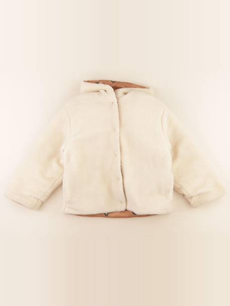 Veste réversibledoublé - 9 ans Beige 1 - vertbaudet enfant 