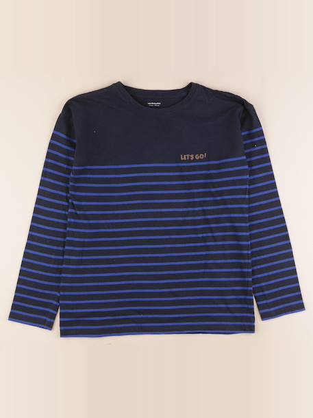 Tee-shirt - 14 ans Bleu 1 - vertbaudet enfant 