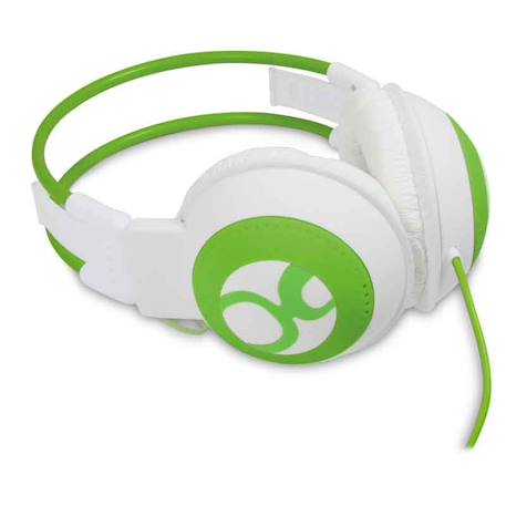 Casque audio soft bass sound - ajustable, pliable avec revêtement soft touch Bleu+Vert 9 - vertbaudet enfant 