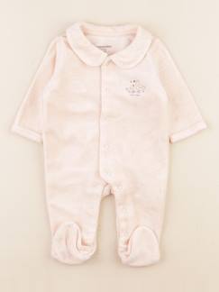 Seconde main-Fille-Pyjama velours - 1 mois