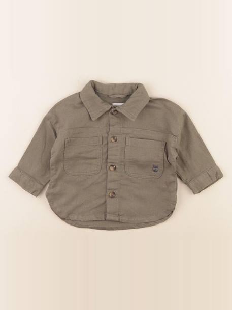 Chemise - 6 mois Vert 1 - vertbaudet enfant 