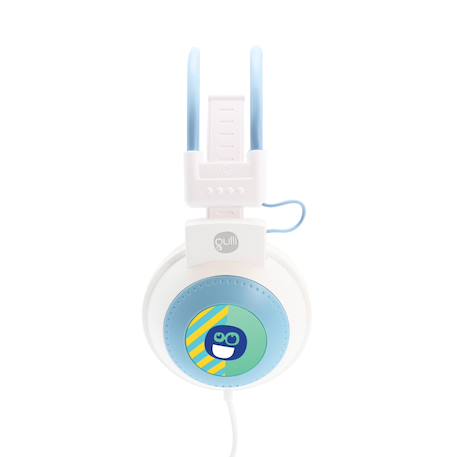 Casque audio soft bass sound - ajustable, pliable avec revêtement soft touch Bleu+Vert 6 - vertbaudet enfant 