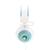 Casque audio soft bass sound - ajustable, pliable avec revêtement soft touch Bleu+Vert 6 - vertbaudet enfant 