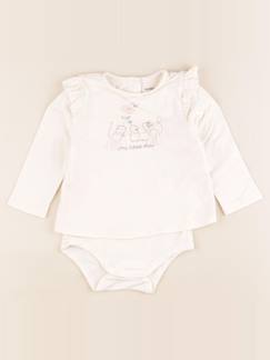 Seconde main-Fille-Body tee-shirt - 9 mois