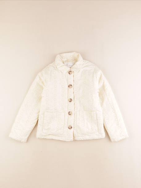 Veste doublé - 9 ans Beige 1 - vertbaudet enfant 