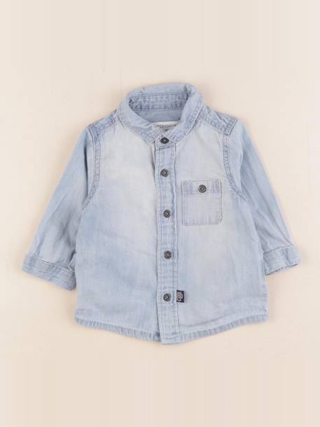 Chemise - 3 mois Bleu 1 - vertbaudet enfant 
