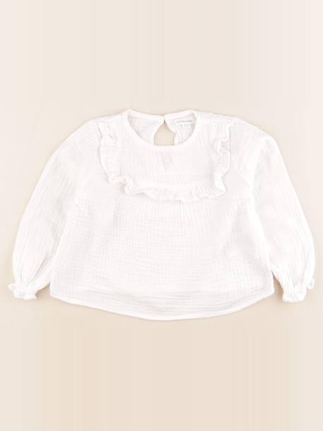 Blouse - 3 ans Blanc 1 - vertbaudet enfant 