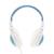 Casque audio soft bass sound - ajustable, pliable avec revêtement soft touch Bleu+Vert 5 - vertbaudet enfant 