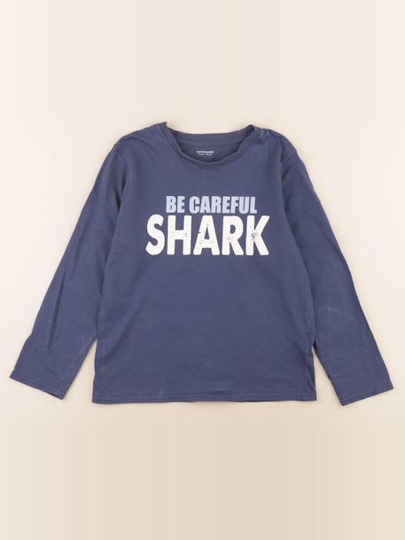 Tee-shirt - 10 ans Bleu 1 - vertbaudet enfant 