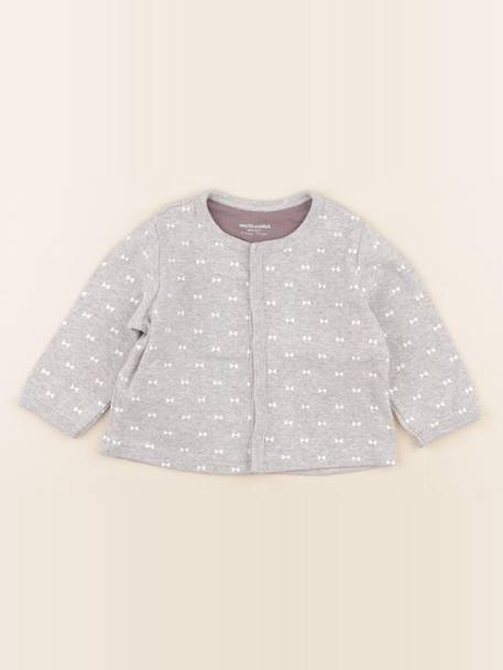 Sweat - 9 mois Gris 1 - vertbaudet enfant 