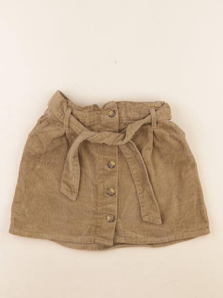 Jupe - 9 ans Marron 1 - vertbaudet enfant 