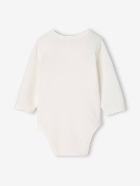 Lot de 3 bodies manches longues bébé écru 8 - vertbaudet enfant 