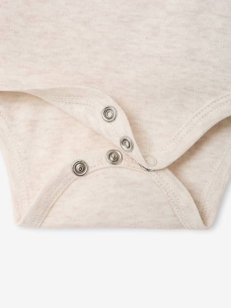 Lot de 3 bodies naissance manches longues cappuccino 11 - vertbaudet enfant 