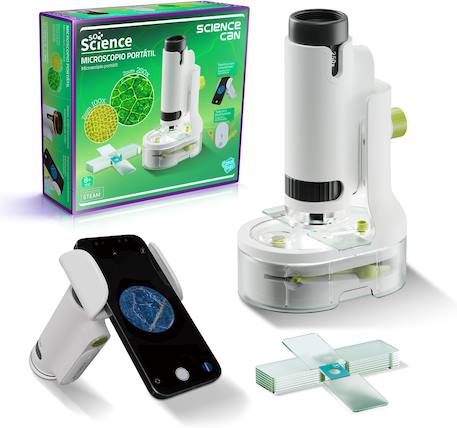 Microscope portable 250x avec support smartphone - so science - dès 8 ans Multicolore 2 - vertbaudet enfant 