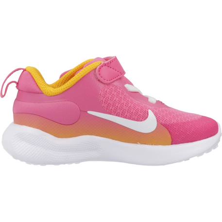 Basket bébé synthétique revolution 7 Noir+Rose vif 7 - vertbaudet enfant 