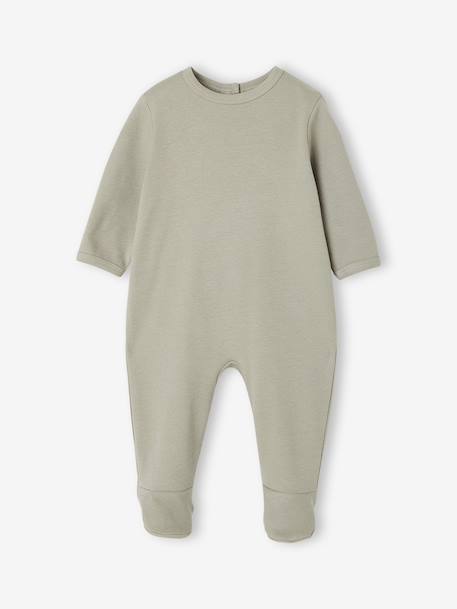 Lot de 3 dors bien bébé ouverture dos écru+vert sauge 13 - vertbaudet enfant 