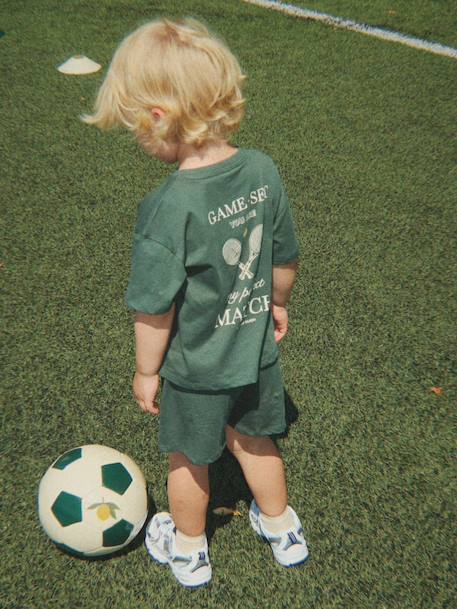 Ensemble T-shirt et short Famo vert 6 - vertbaudet enfant 