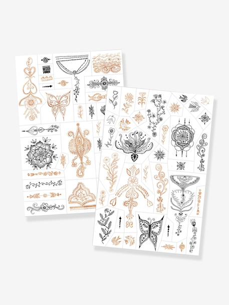Tatouages éphémères Souffle d'orient orange 3 - vertbaudet enfant 