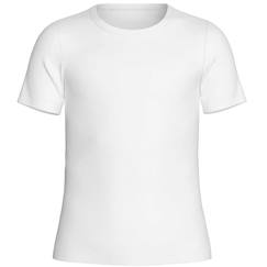 Garçon-T-shirt, polo, sous-pull-T-shirt maillot de corps garçon coton col rond confortable