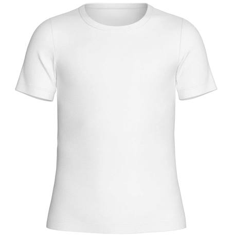 Garçon-T-shirt maillot de corps garçon coton col rond confortable