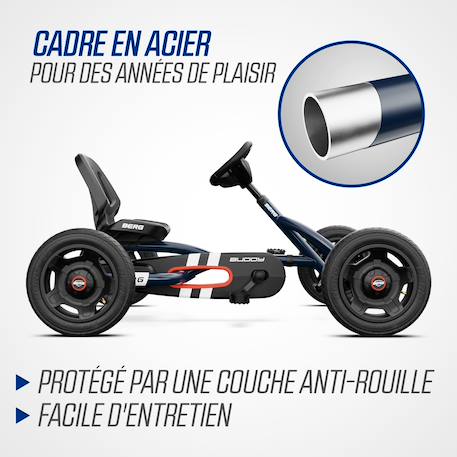 Kart à pédales enfant 3 ans+ Blue+Green+Yellow 6 - vertbaudet enfant 