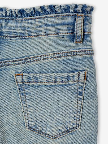 Jean slim fille morpho médium bleu clair+bleu moyen 5 - vertbaudet enfant 