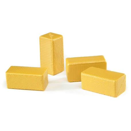 Ballots de paille parallélépipédiques. Set de 4 pièces. Jaune 2 - vertbaudet enfant 