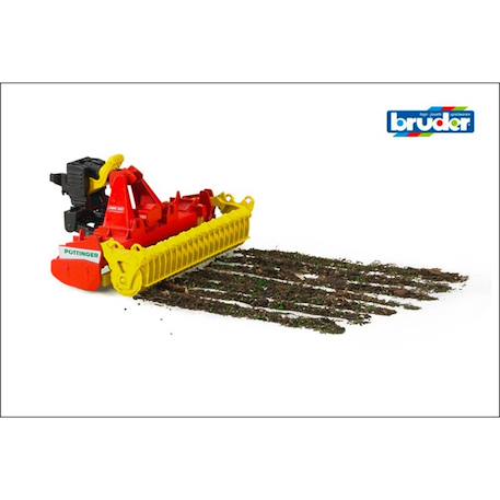 Herse rotative pöttinger lion 3002 Rouge et jaune 1 - vertbaudet enfant 