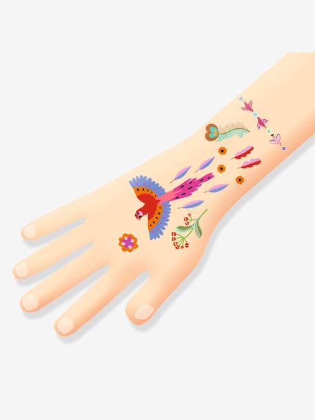 Tattoos plume color violet 3 - vertbaudet enfant 