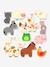 Stickers repositionnables animaux ferme rouge 4 - vertbaudet enfant 