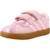 Basket bébé fille en cuir court velcro Rose pink 4 - vertbaudet enfant 