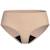 Culotte menstruelle taille haute coton absorbante réutilisable Beige+Noir 1 - vertbaudet enfant 
