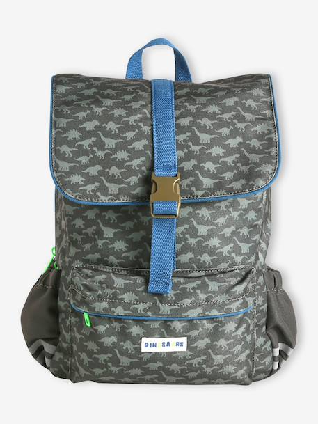 Sac à dos garçon polyester personnalisable kaki 2 - vertbaudet enfant 