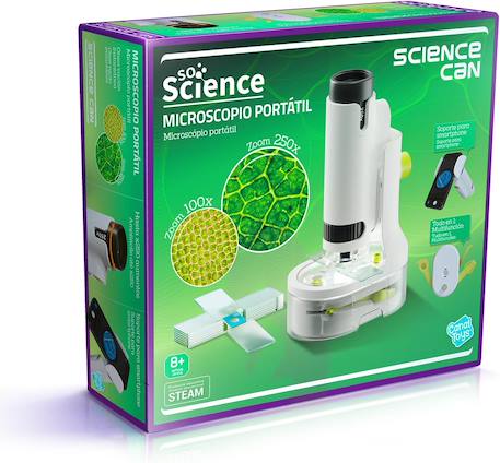 Microscope portable 250x avec support smartphone - so science - dès 8 ans Multicolore 1 - vertbaudet enfant 