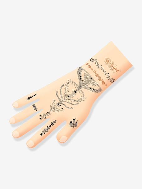 Tatouages éphémères Souffle d'orient orange 4 - vertbaudet enfant 