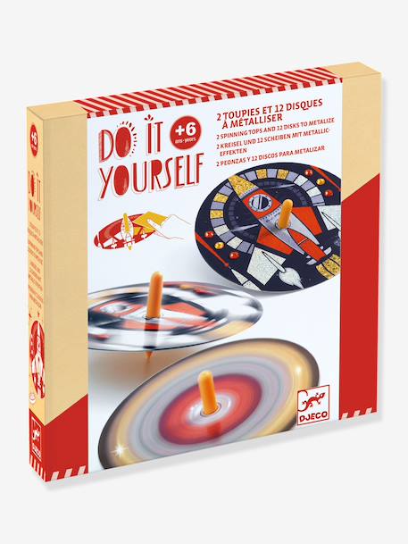 Toupies cosmos à créer rouge 1 - vertbaudet enfant 