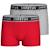Lot de 2 boxers garçon coton confortable respirant Blanc / marine+Gris / marine+Rouge / gris 13 - vertbaudet enfant 
