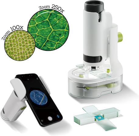 Microscope portable 250x avec support smartphone - so science - dès 8 ans Multicolore 5 - vertbaudet enfant 